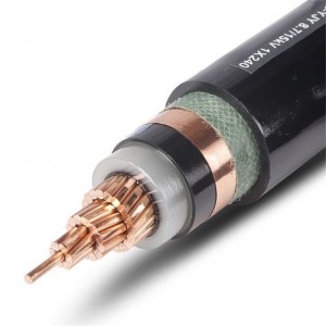 8.7/15kv CU/XLPE/PVC Medium Voltage Power Cable
